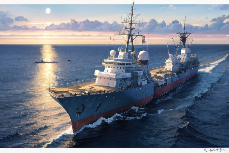 海行く軍艦
