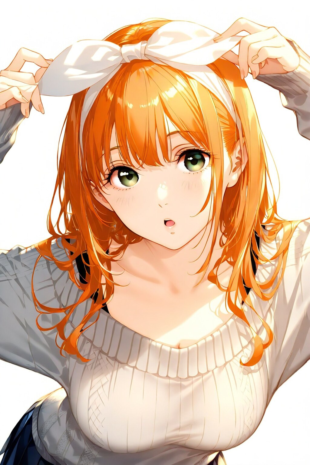 このリボン大きすぎる〜？