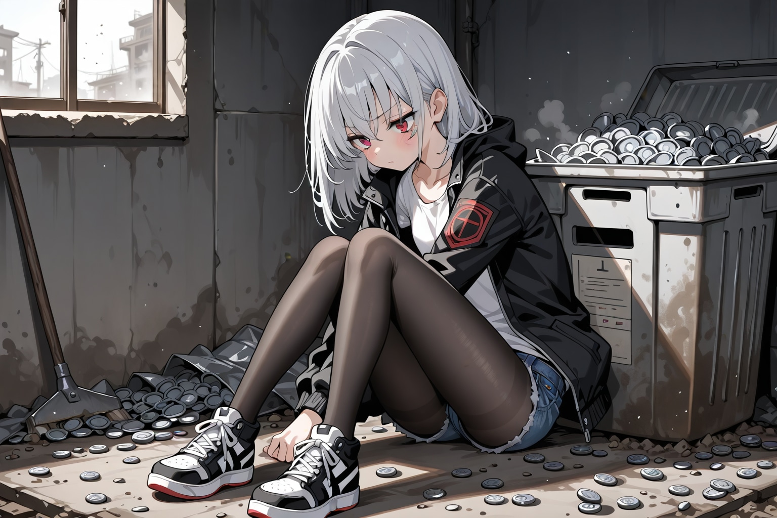 コインランドリー（直球）ガール_2026/09/04 | の人気AIイラスト・グラビア