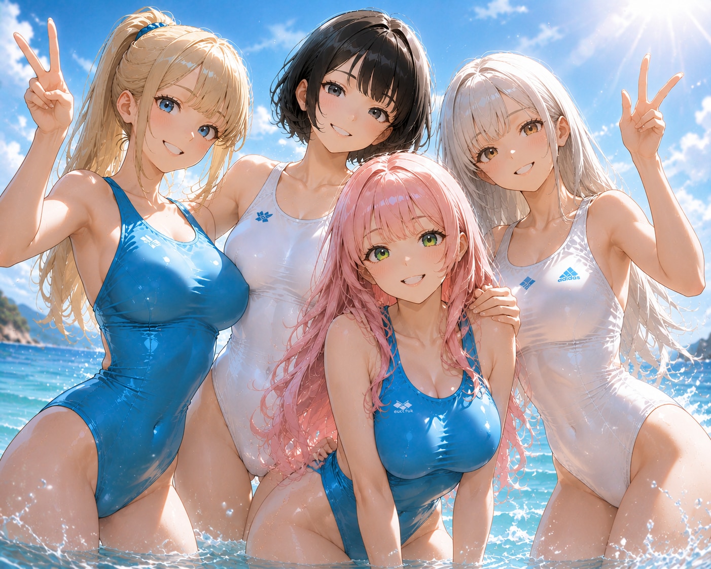 海で♡