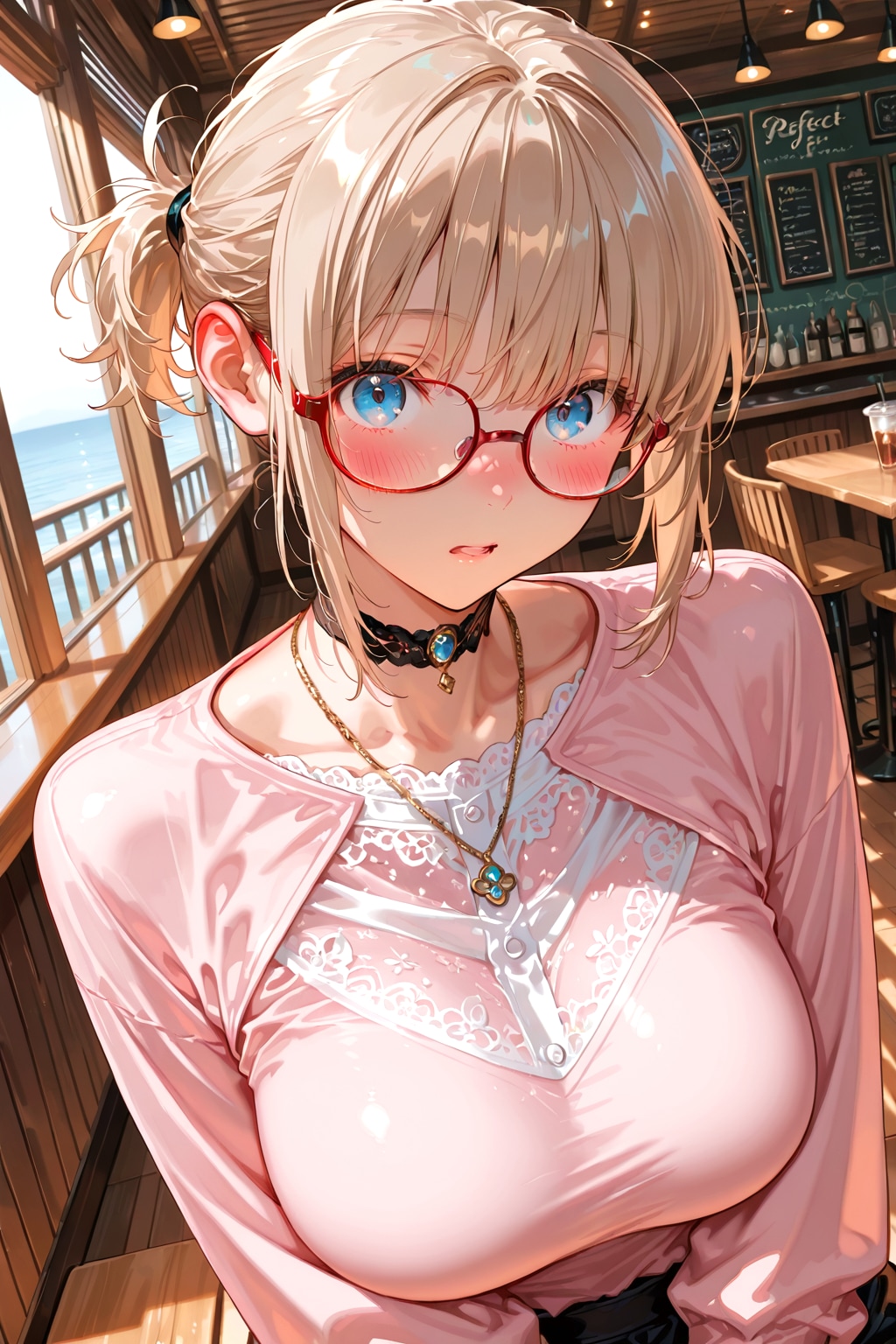 公園後のカフェ i2i | の人気AIイラスト・グラビア