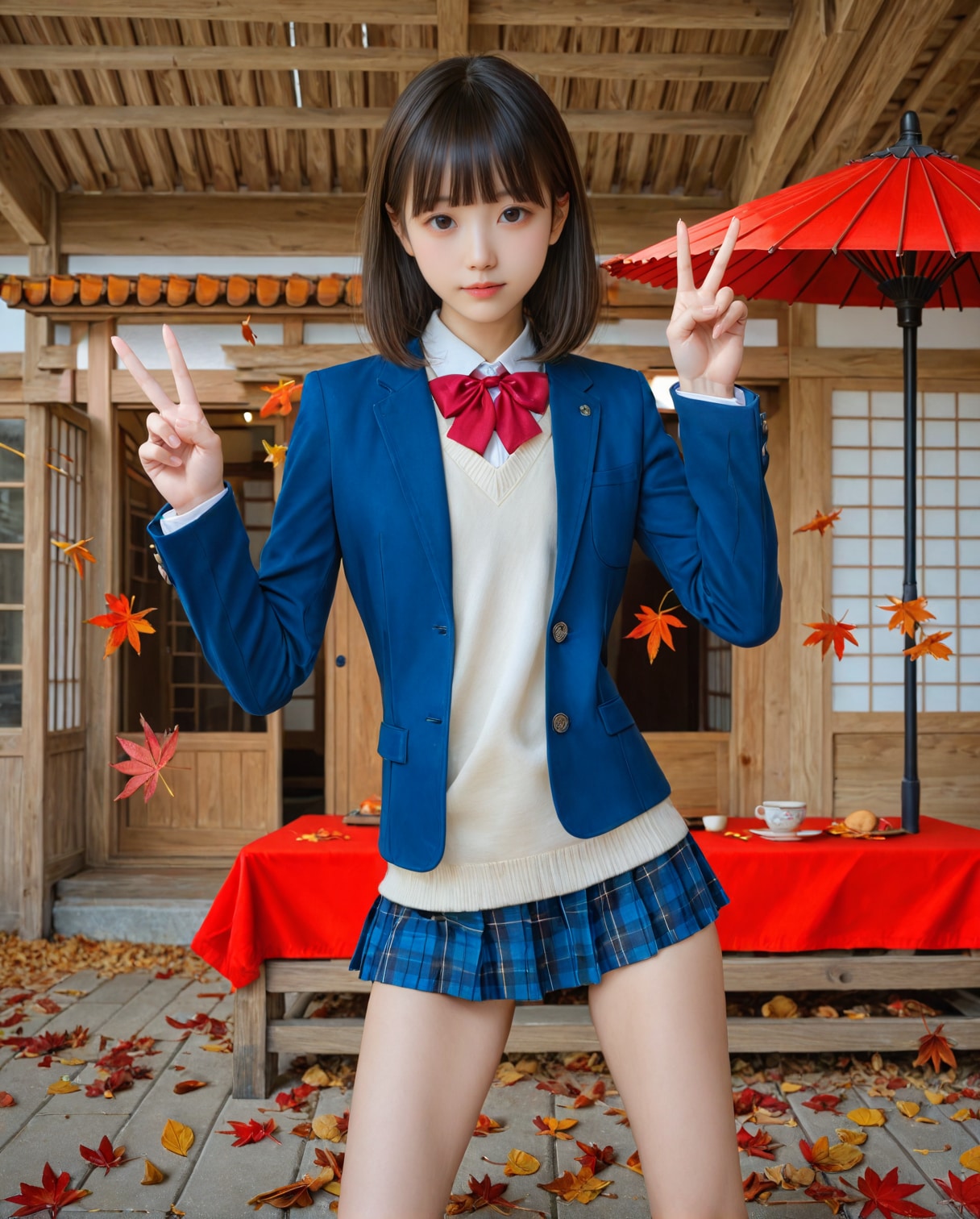 茶屋風JK | の人気AIイラスト・グラビア