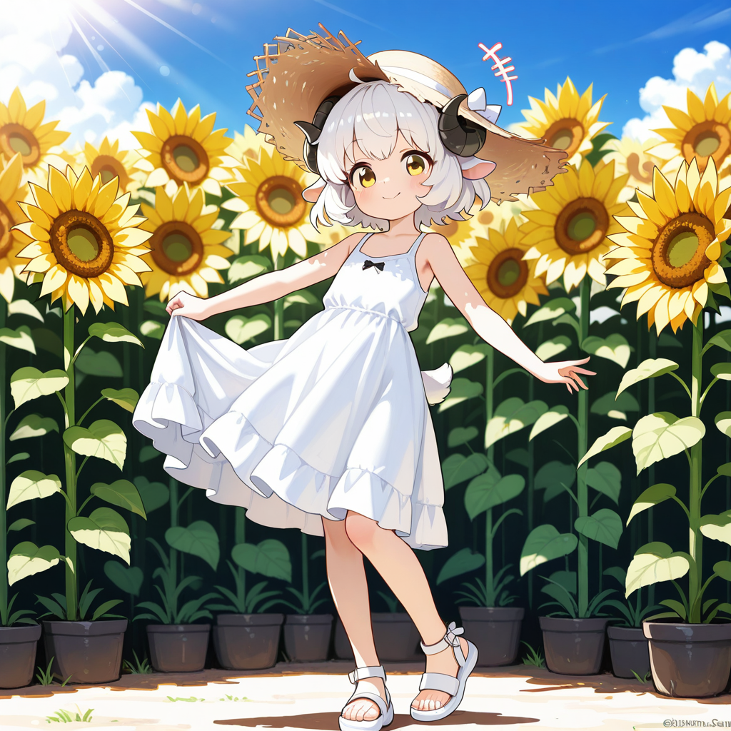 麦わらワンピのメイちゃん♡