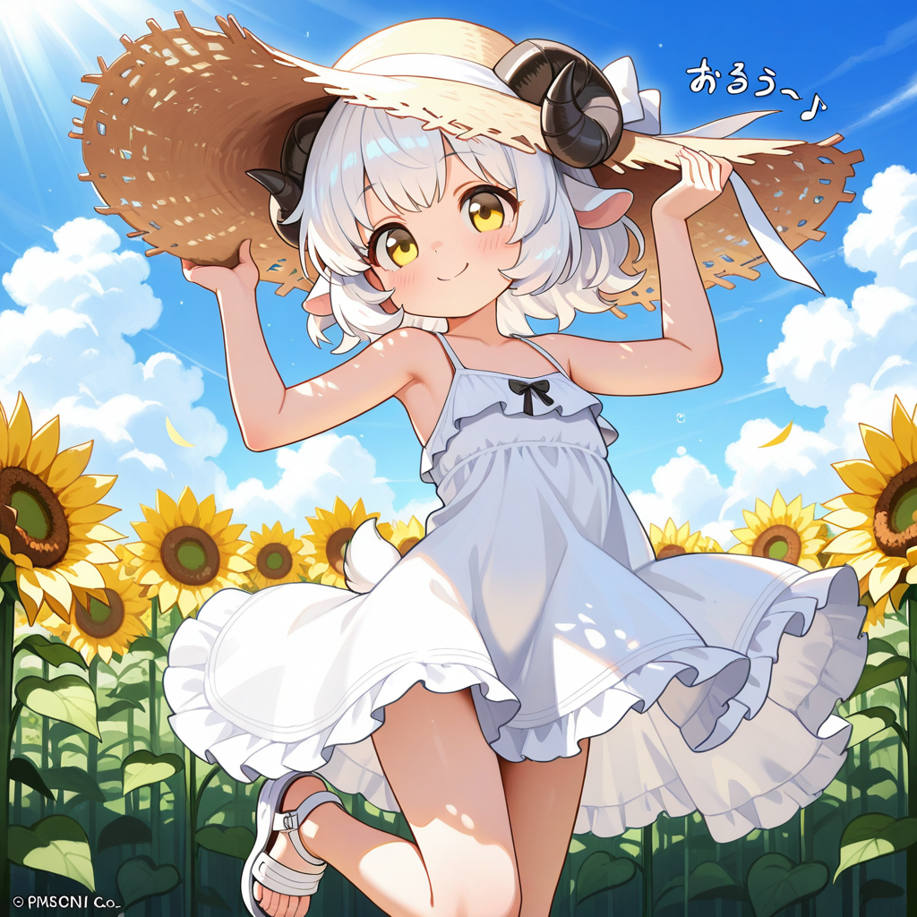 麦わらワンピのメイちゃん♡