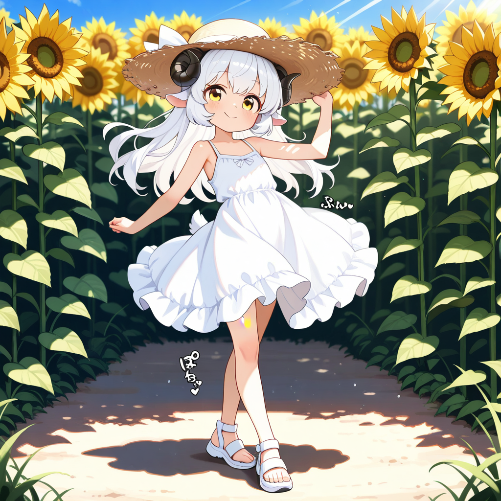 麦わらワンピのメイちゃん♡