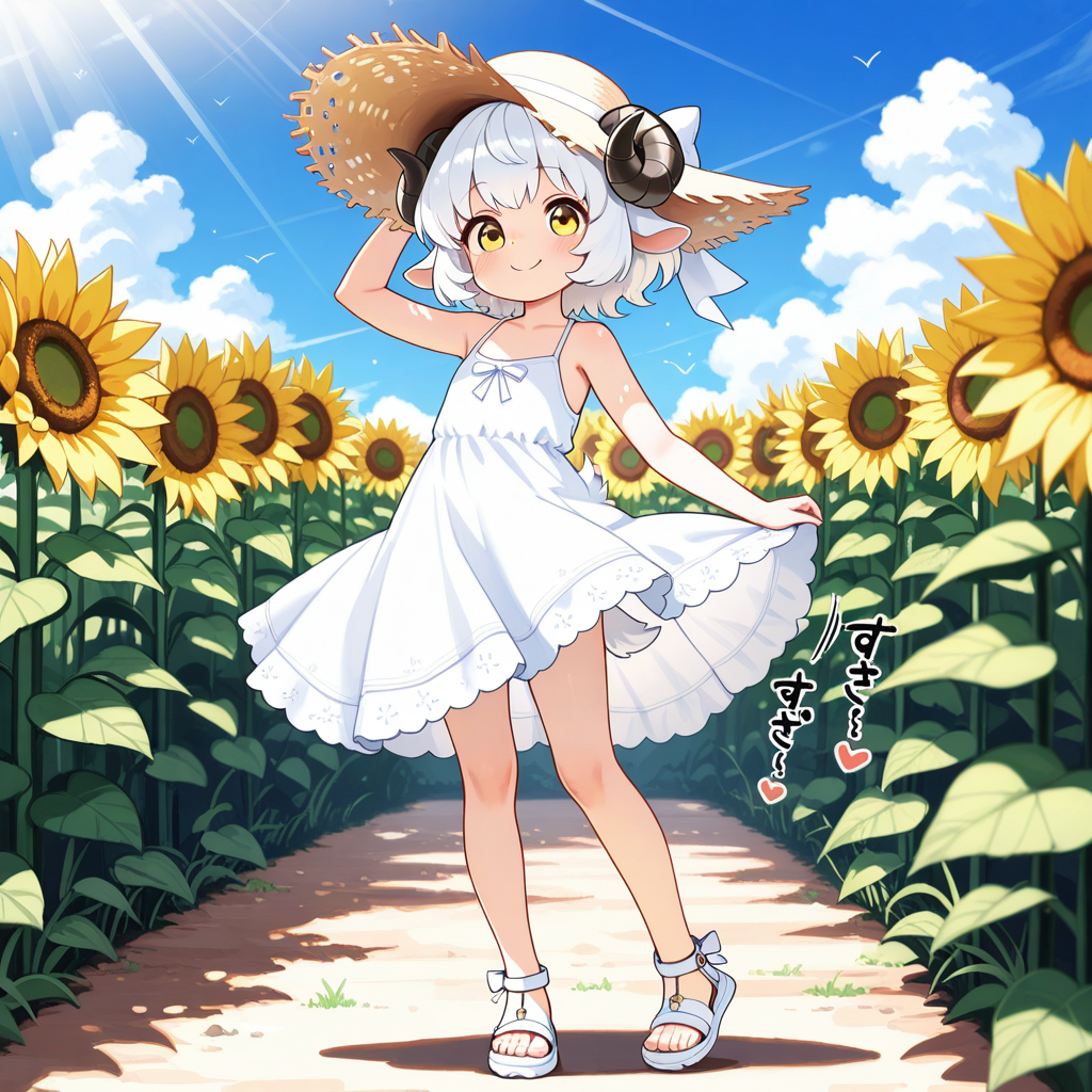 麦わらワンピのメイちゃん♡