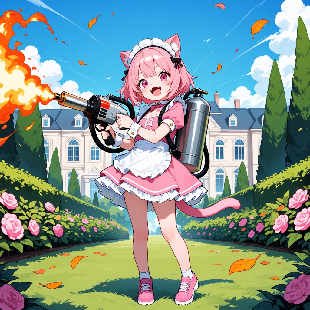 落ち葉は燃やせばいいんにゃ！！