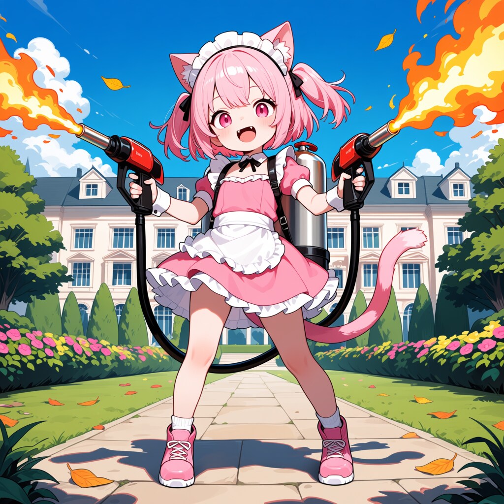 落ち葉は燃やせばいいんにゃ！！