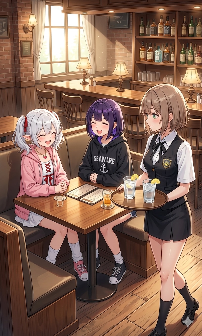 BARで一休み | の人気AIイラスト・グラビア