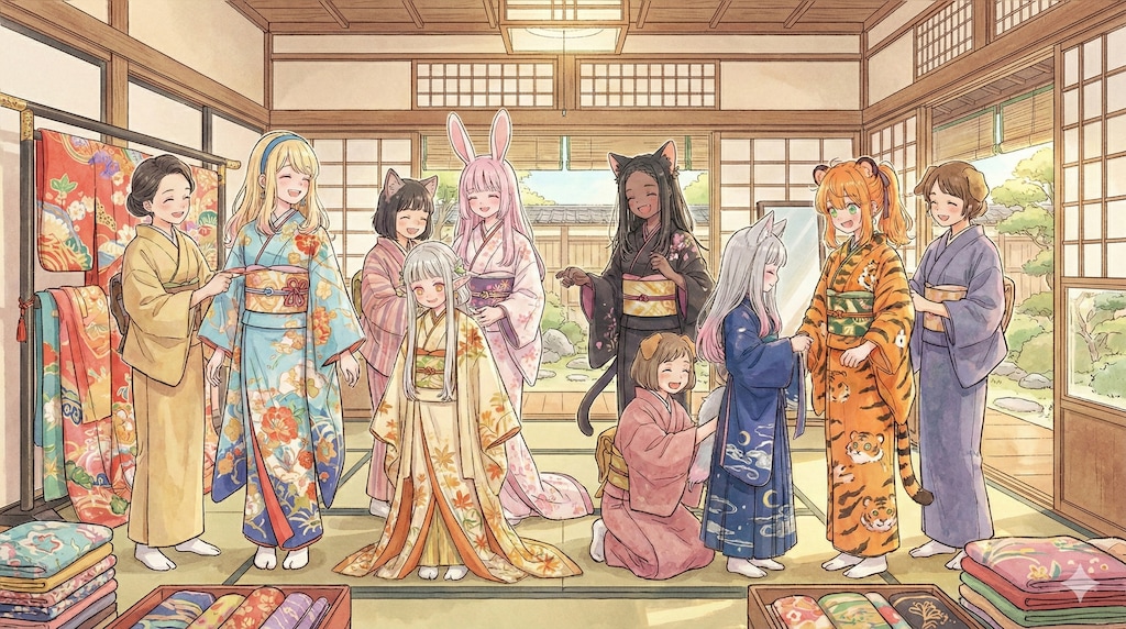 着物 (冒険の旅 その１０)