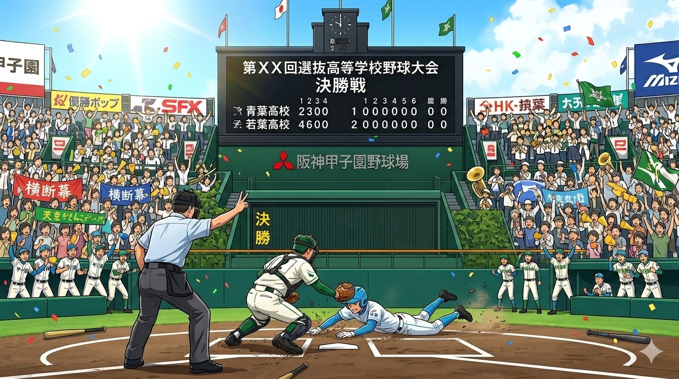 No.204 選抜高校野球決勝戦 | の人気AIイラスト・グラビア