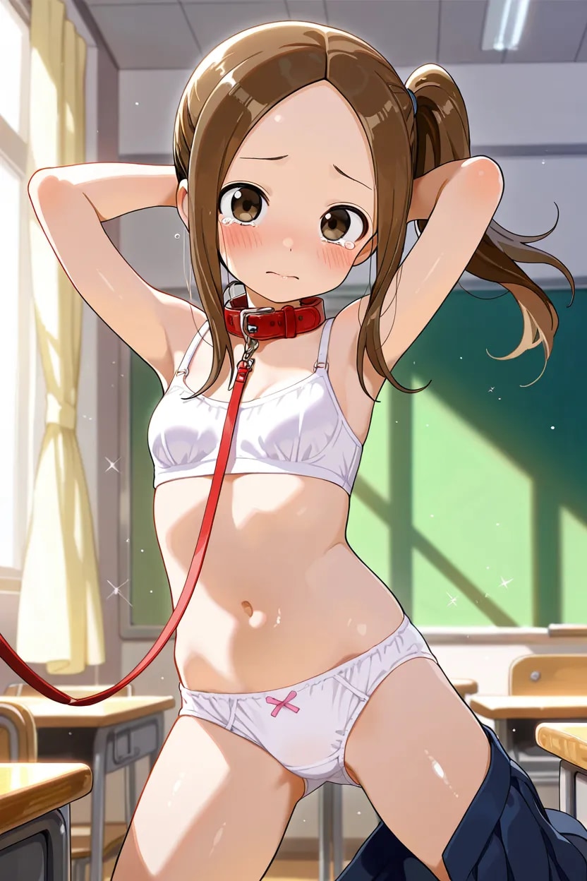 オカズになるために泣きながら言いなりになる高木さん