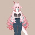 ファッションスケッチ――うちの子パンツルック1 8枚目