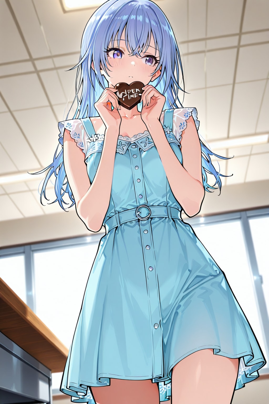 あのね・・・これを渡し忘れてたの・・・受け取って下さい。 | の人気AIイラスト・グラビア