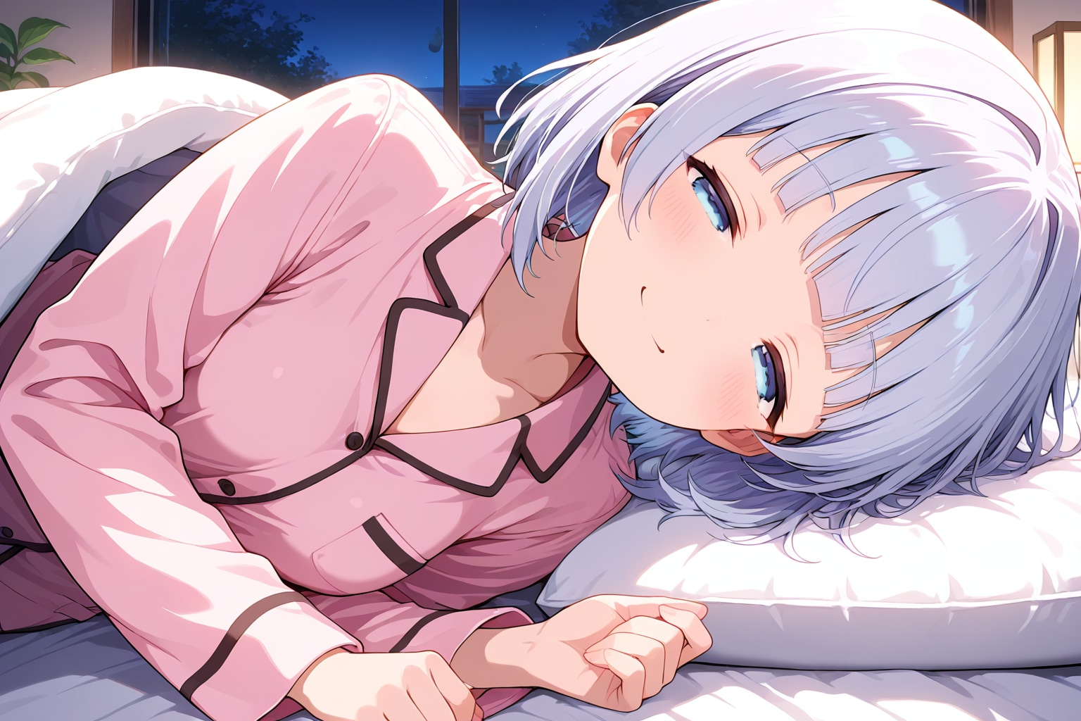 添い寝 | の人気AIイラスト・グラビア