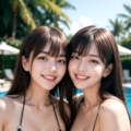 ビキニの2人22 2枚目