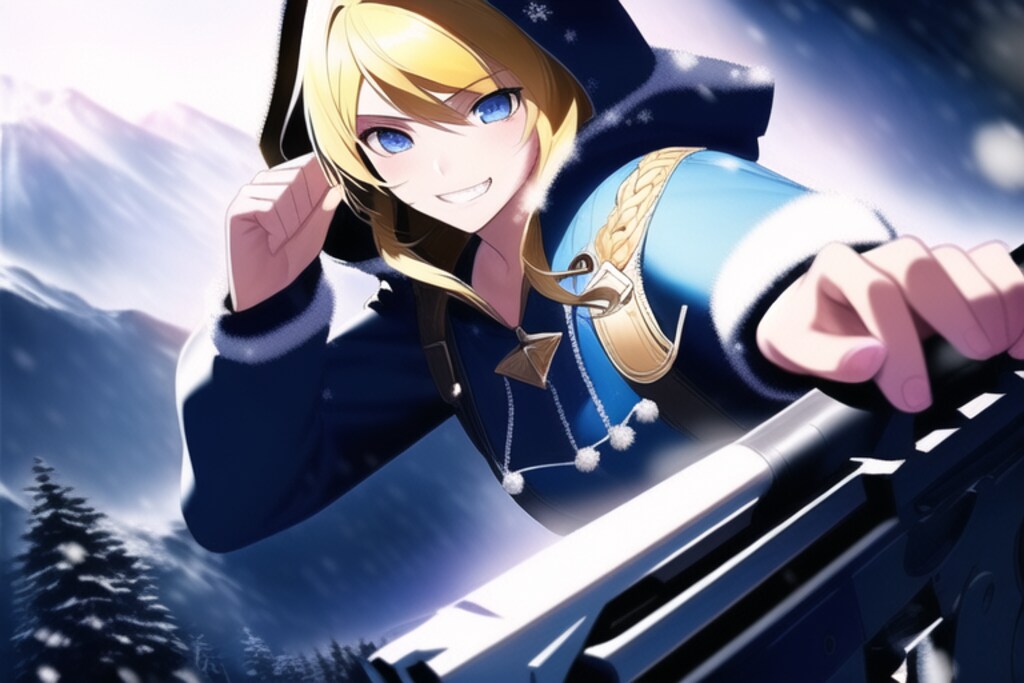 冬のスナイパー美少女