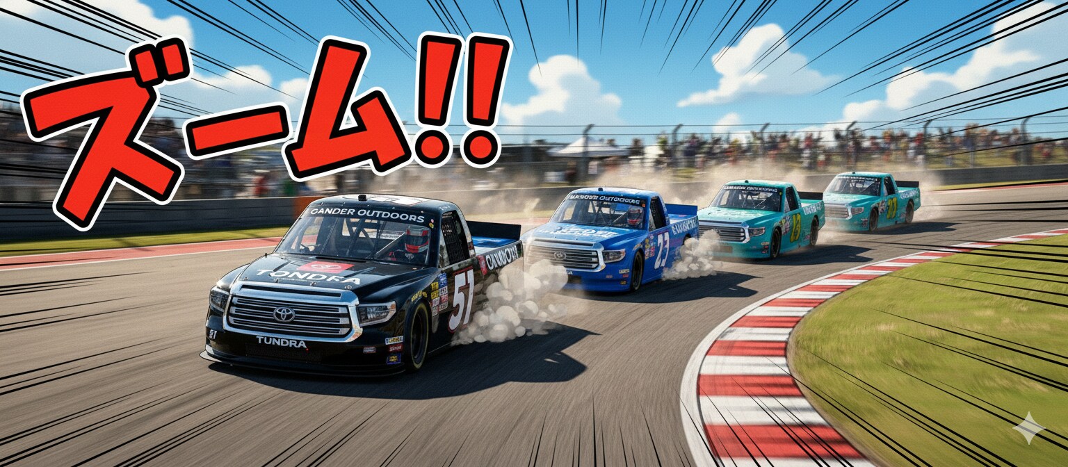 NASCAR　トヨタ　タンドラ！