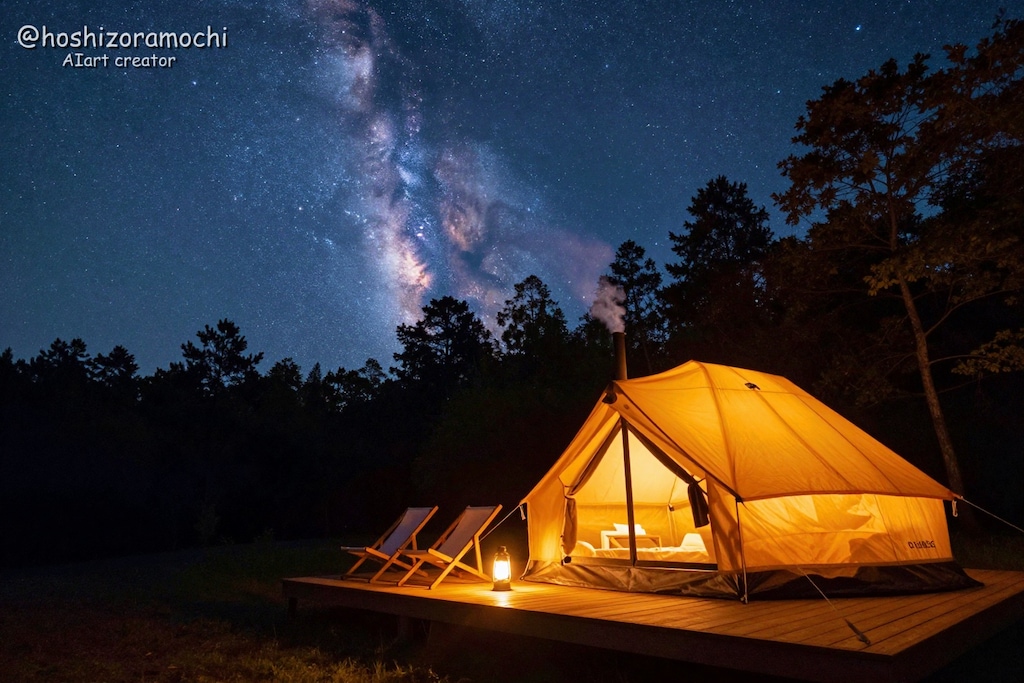 星降る夜の野外聖域⭐🏕️