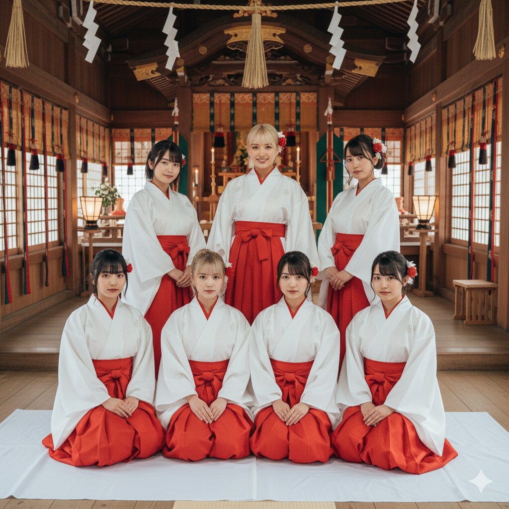 巫女さんの儀式・祭壇