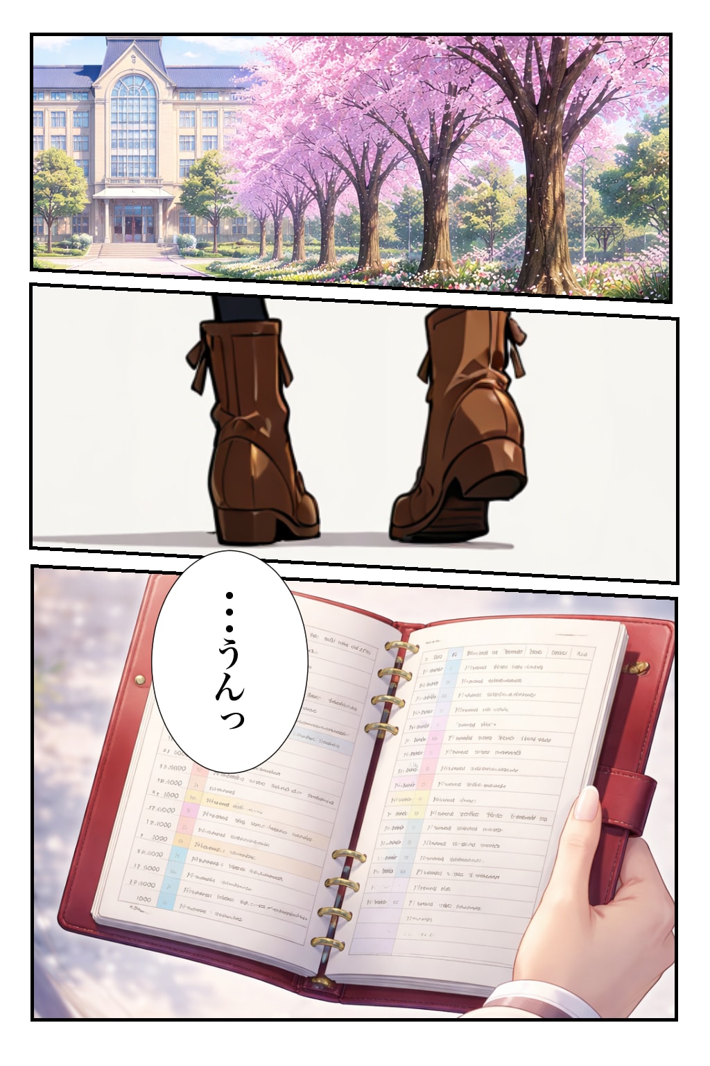 【漫画】うちの子の入学式（凩夕）