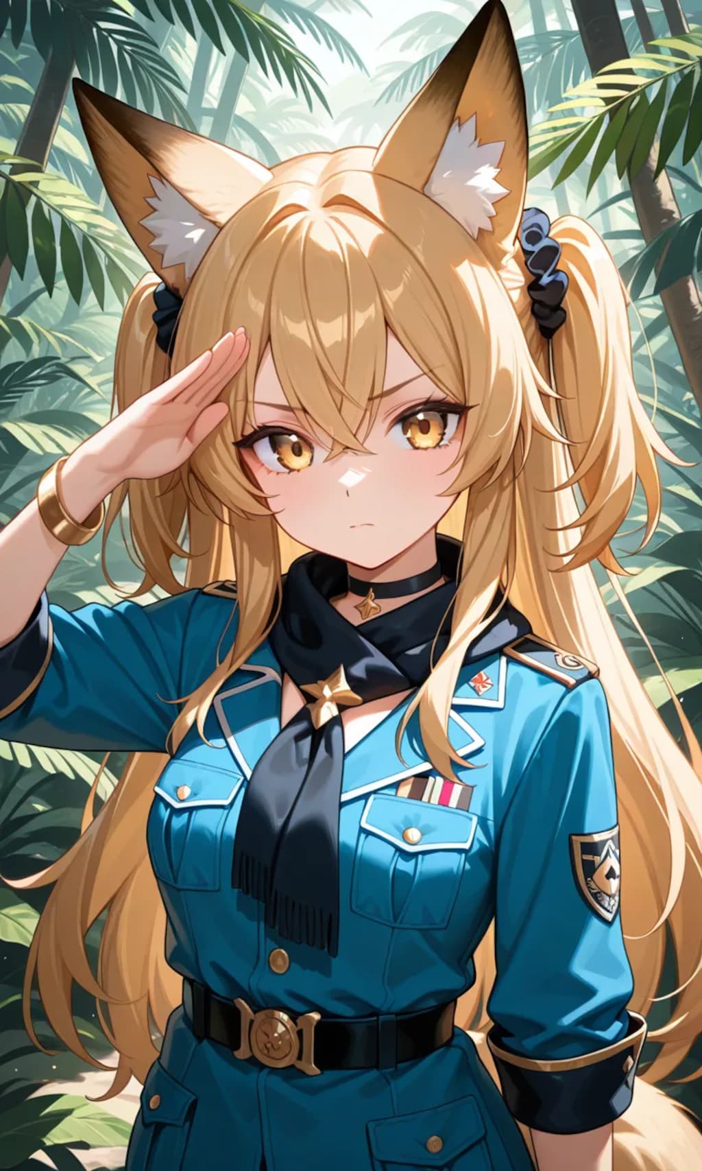 敬礼！
