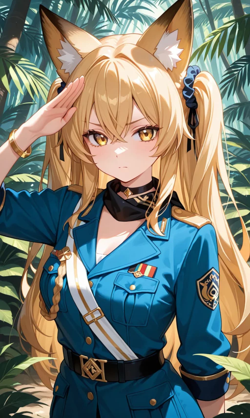 敬礼！