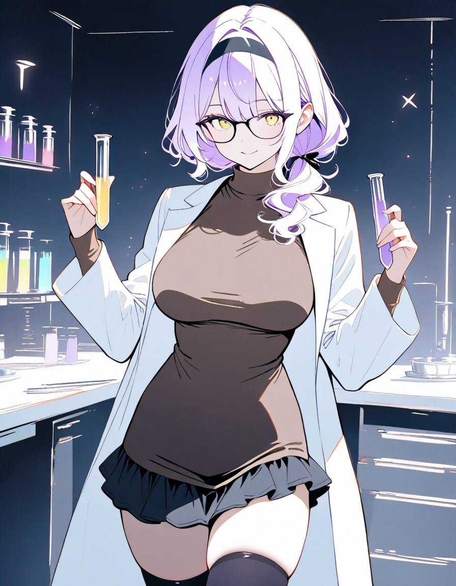 科学者姉さんXL | の人気AIイラスト・グラビア