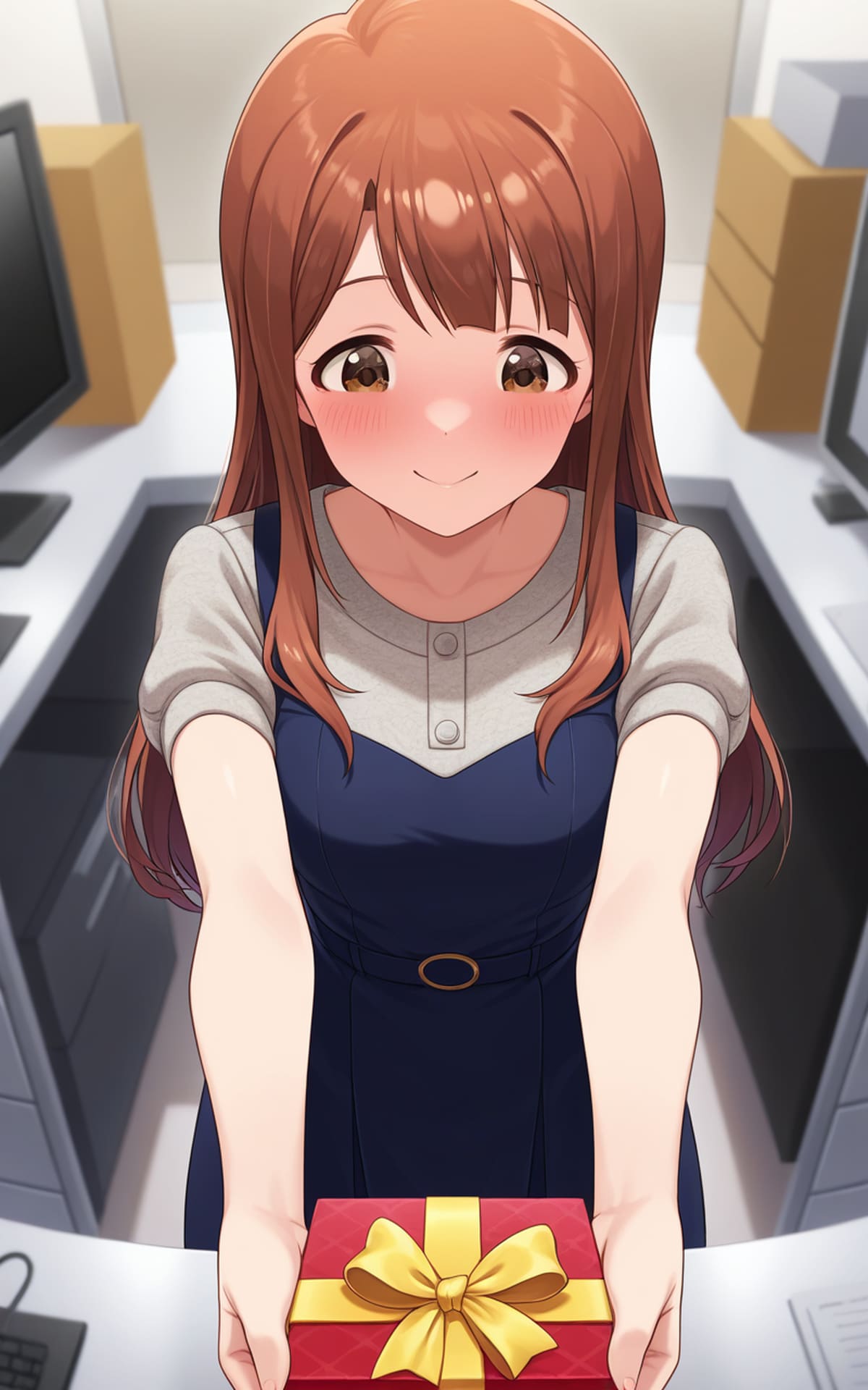 【田中琴葉】誕生日にプレゼント貰った | の人気AIイラスト・グラビア