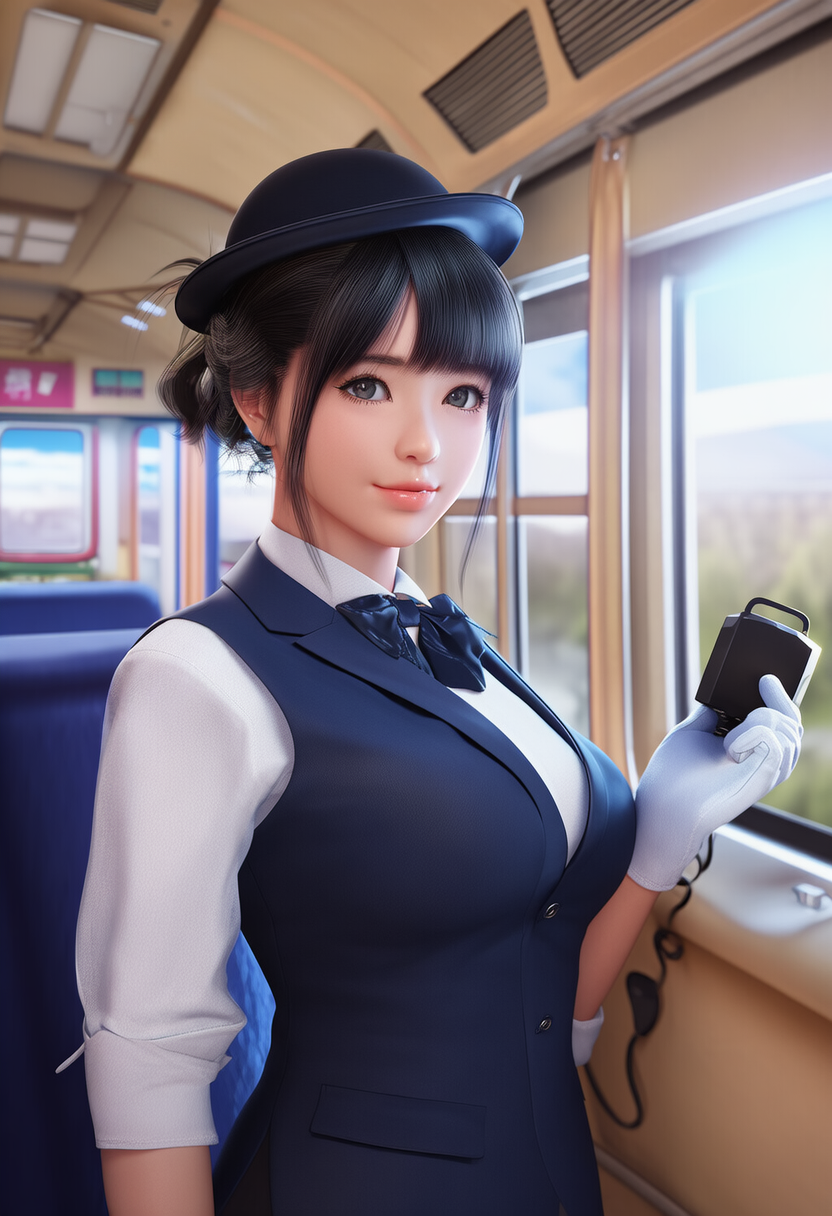 バスガイドさん | の人気AIイラスト・グラビア