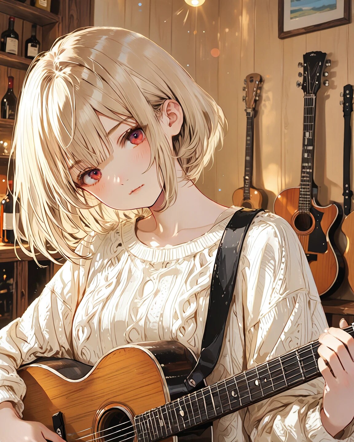 んー、