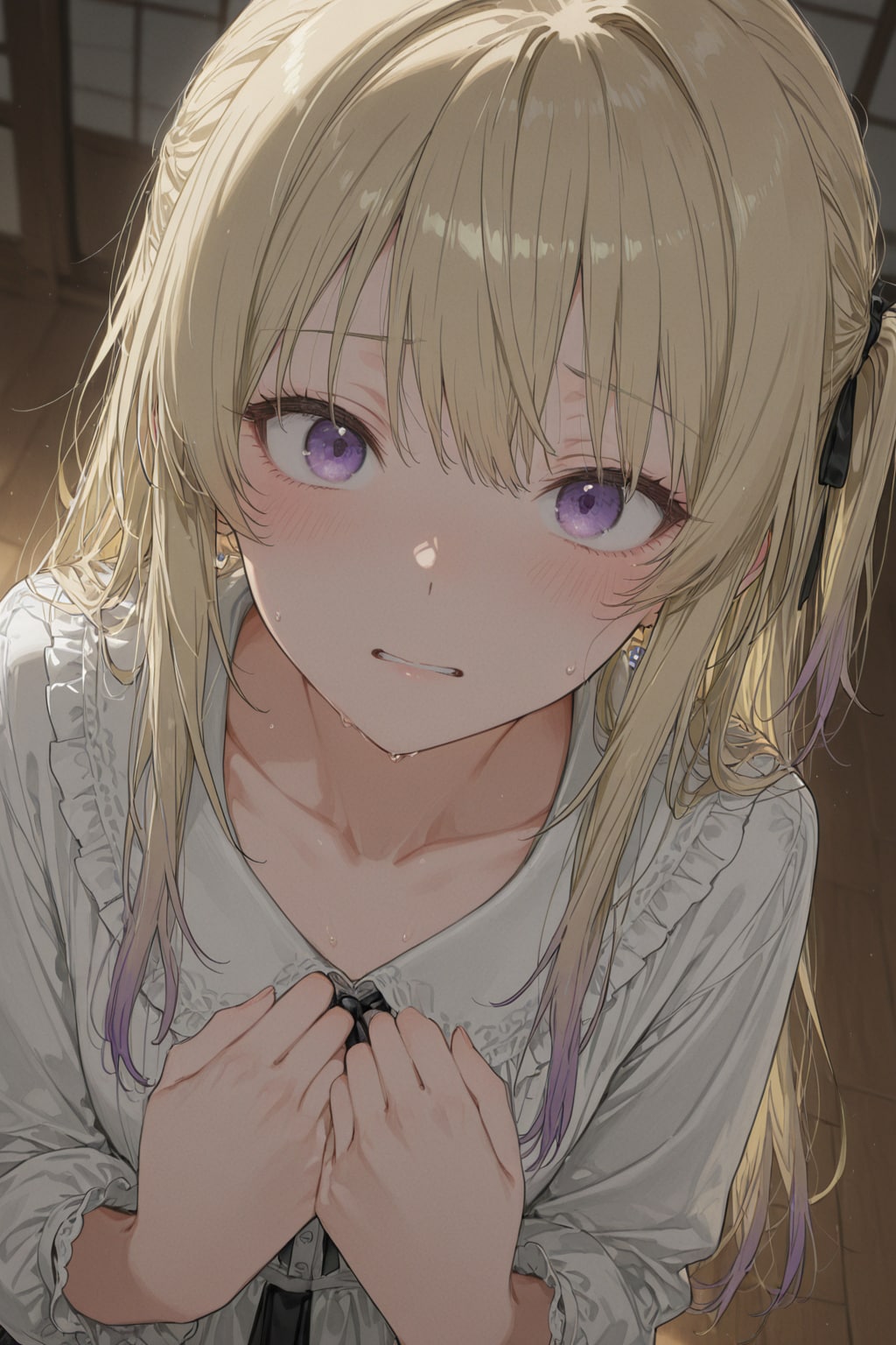 クールな彼女inお化け屋敷 | の人気AIイラスト・グラビア