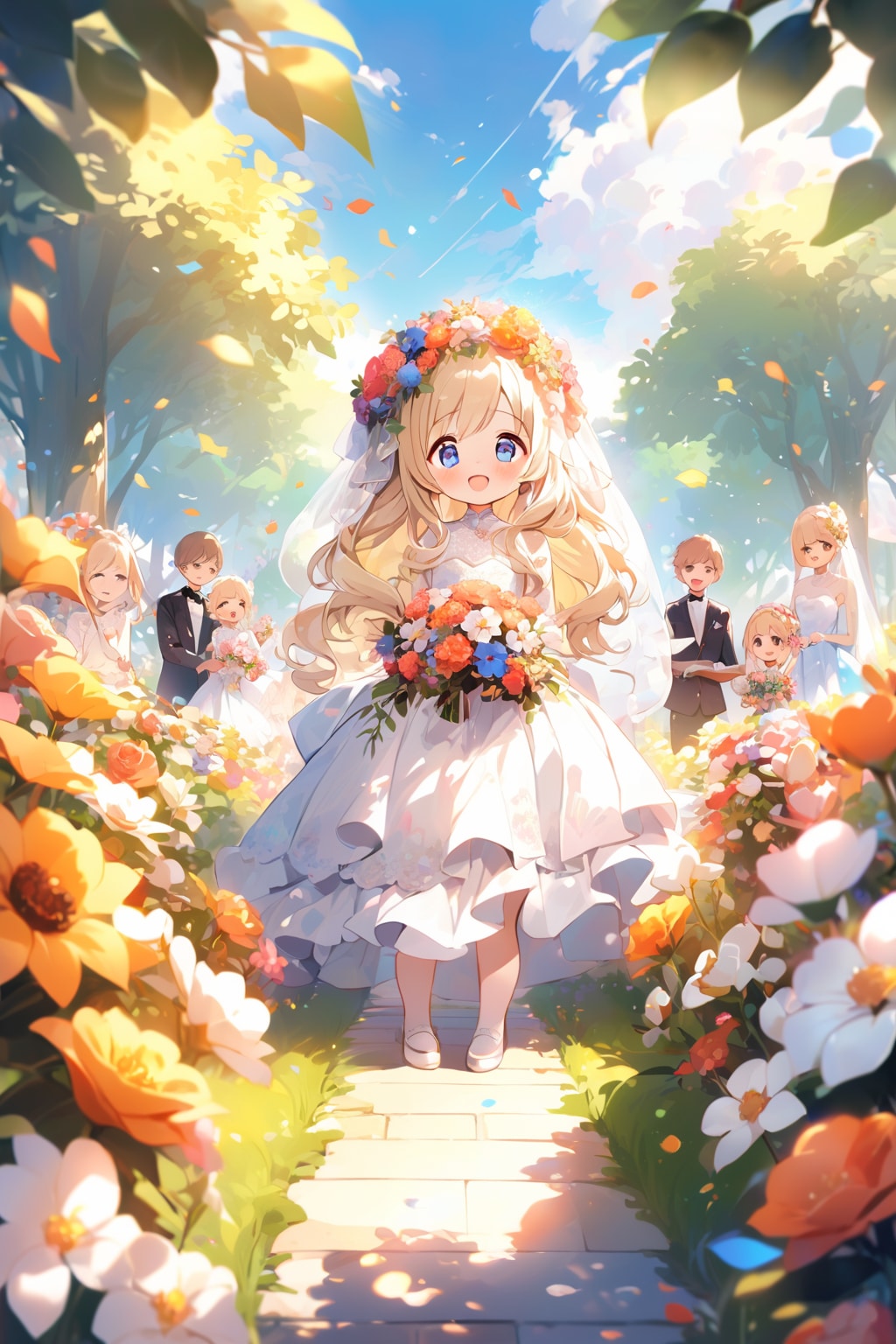 小さな花嫁 | の人気AIイラスト・グラビア