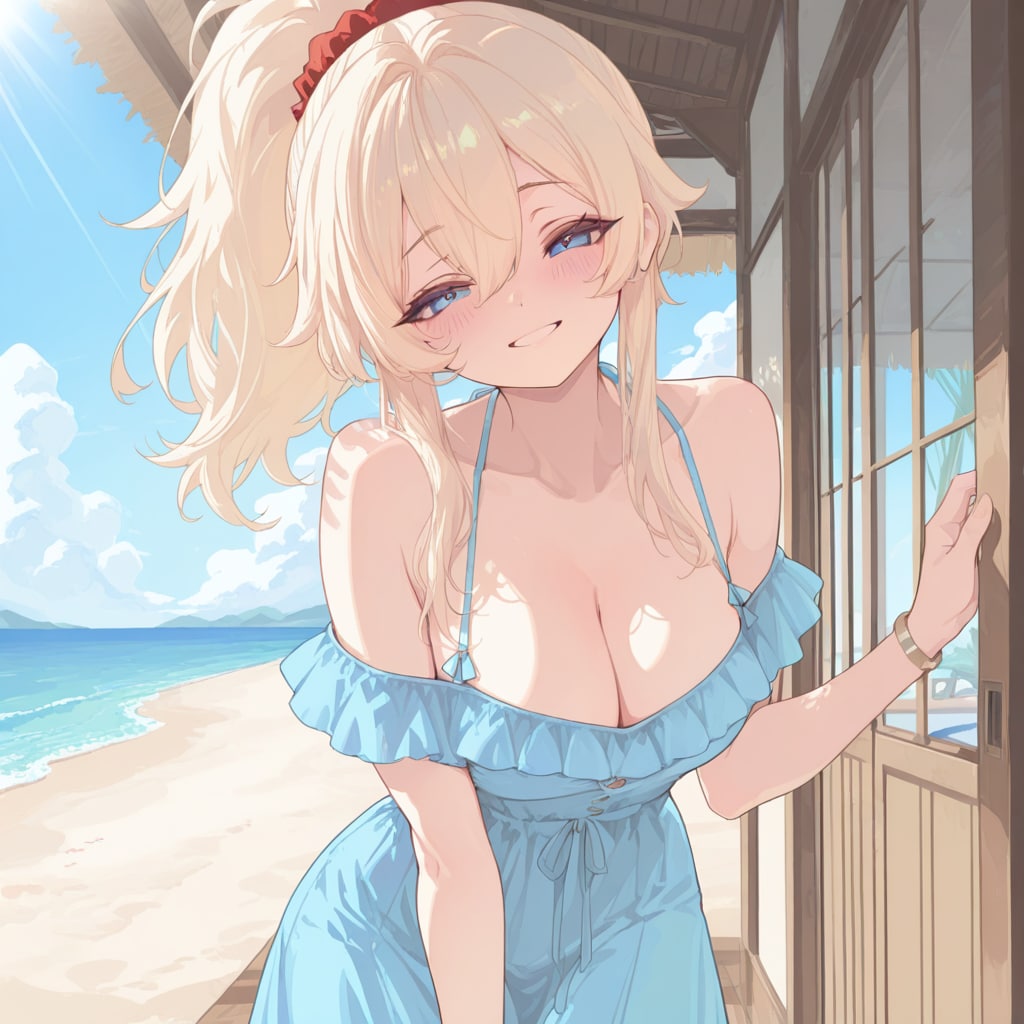 夏のビーチ