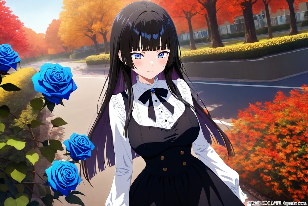 🍁🍄‍🟫紅葉狩りをするお嬢様Part1🍄‍🟫🍁