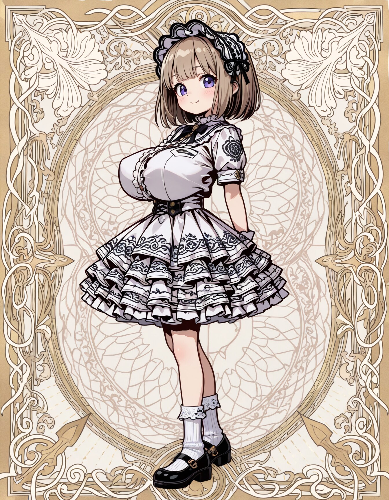 フリルドレス