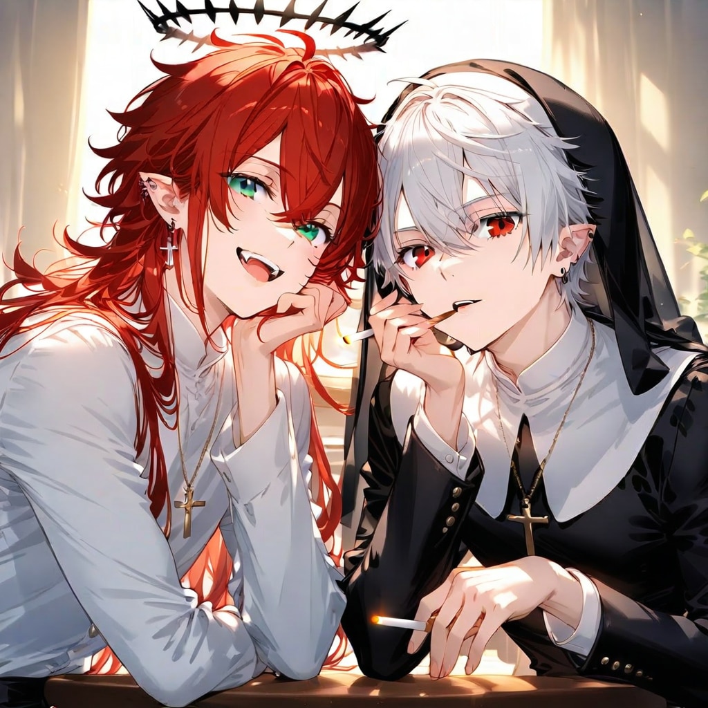 やさぐれシスター葛葉 | の人気AIイラスト・グラビア