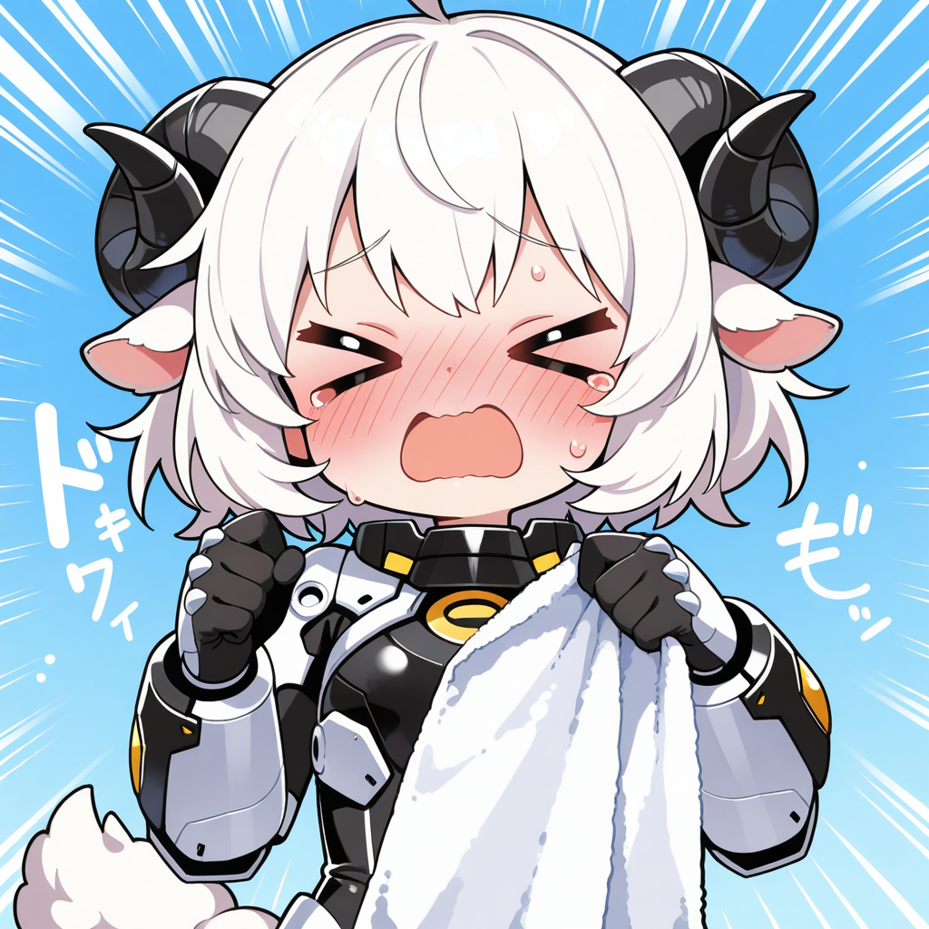 パワードスーツは暑いですぅ～！！