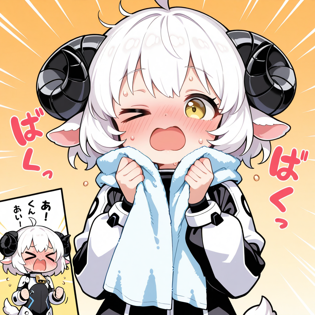 パワードスーツは暑いですぅ～！！
