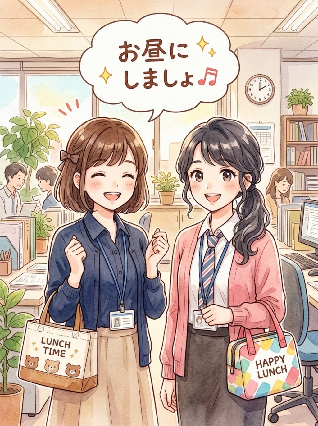 お昼にしましょ♬