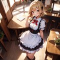 金髪ツインテメイド 4枚目