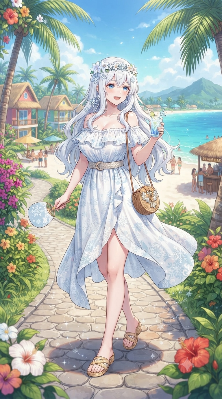 夏の雪女さん