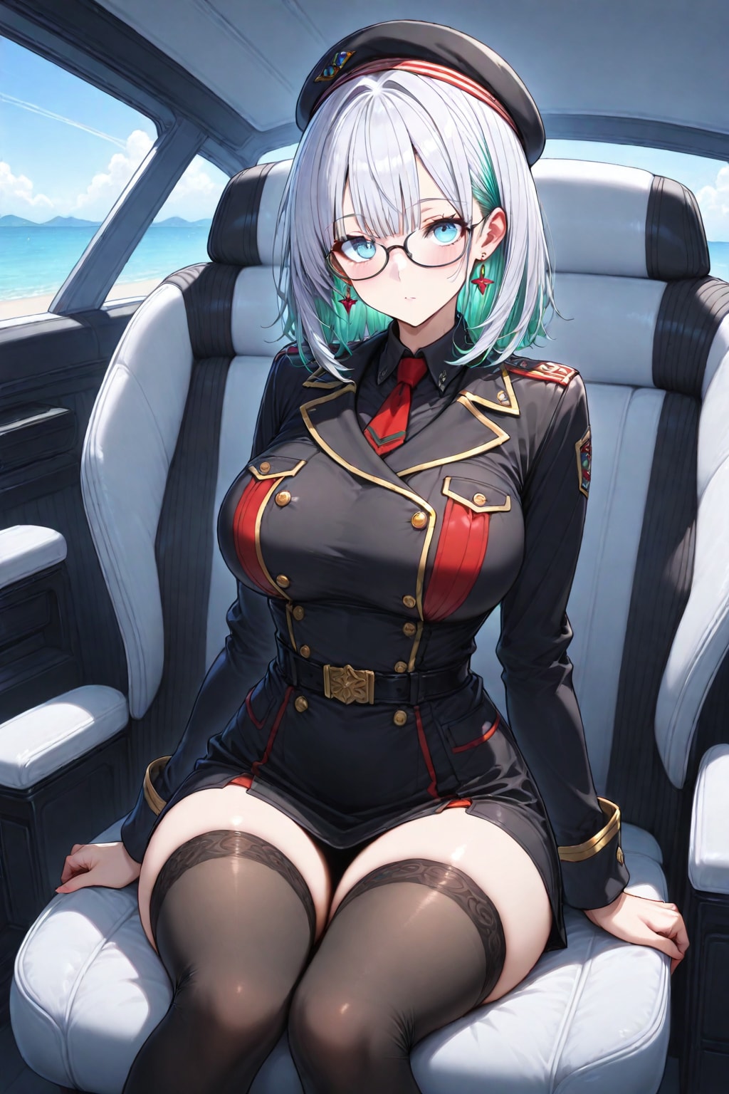 【習作】女性軍人　ーVer.01ー | の人気AIイラスト・グラビア