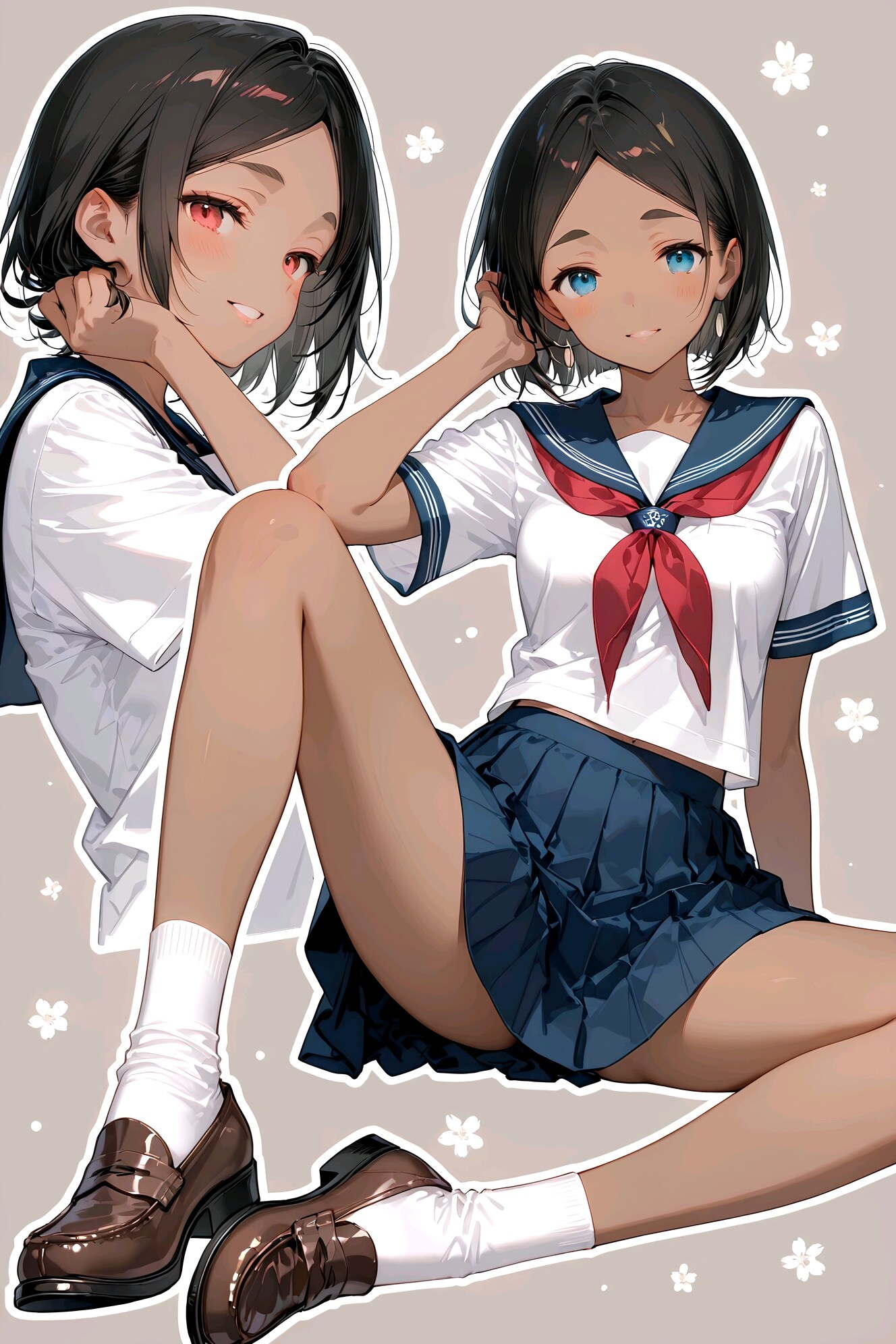 お嬢さま女子高校生 | の人気AIイラスト・グラビア