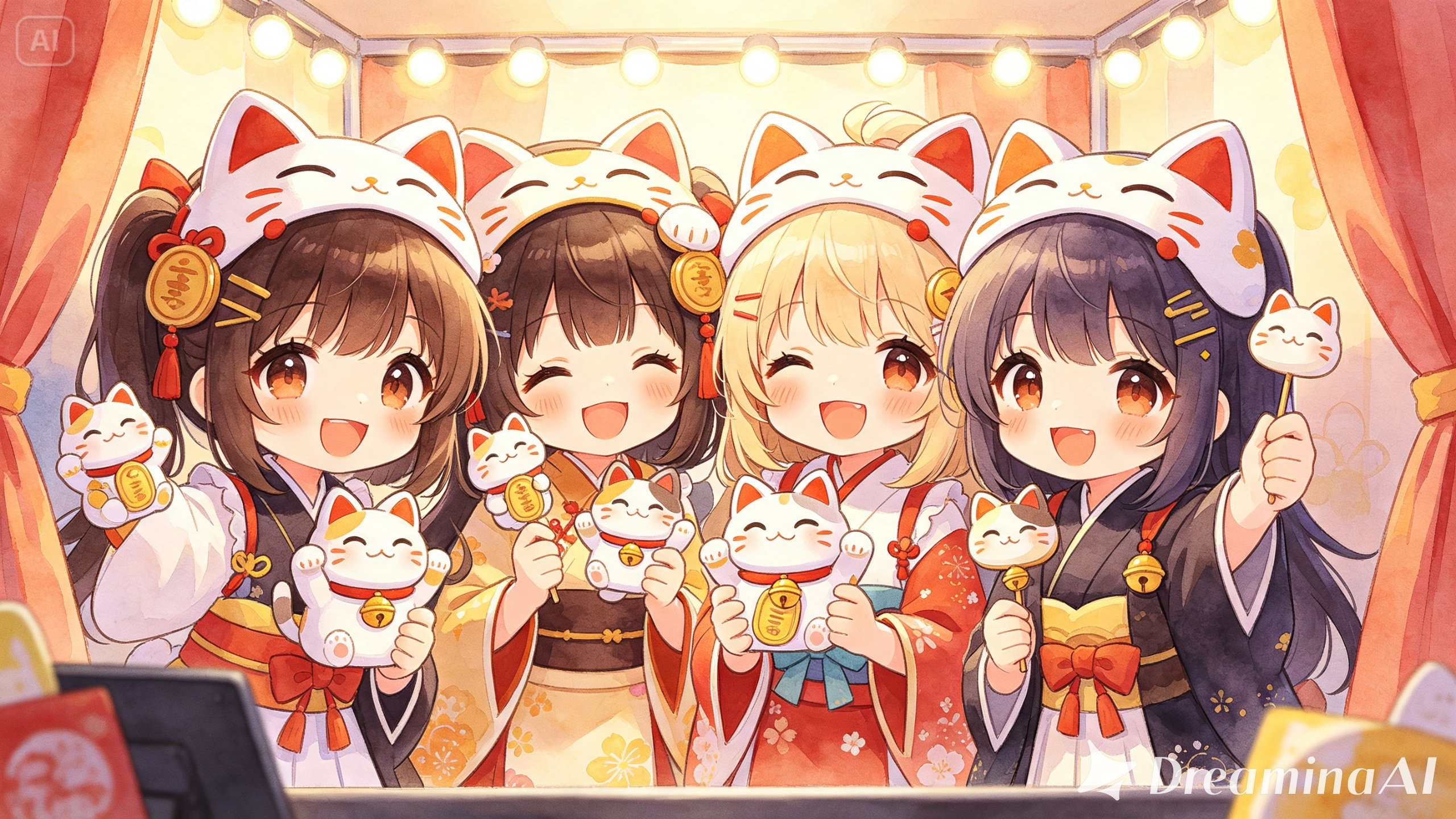 招き猫15 | の人気AIイラスト・グラビア