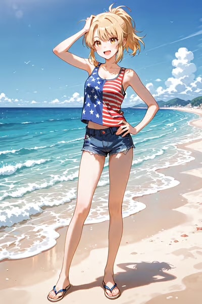 ホットパンツ | の人気AIイラスト・グラビア