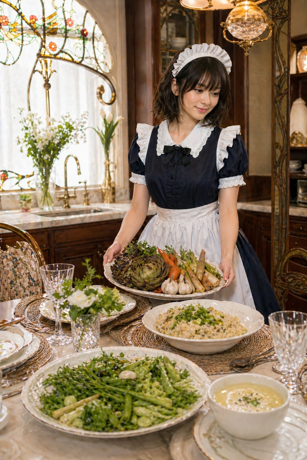 春野菜を使ったおもてなし