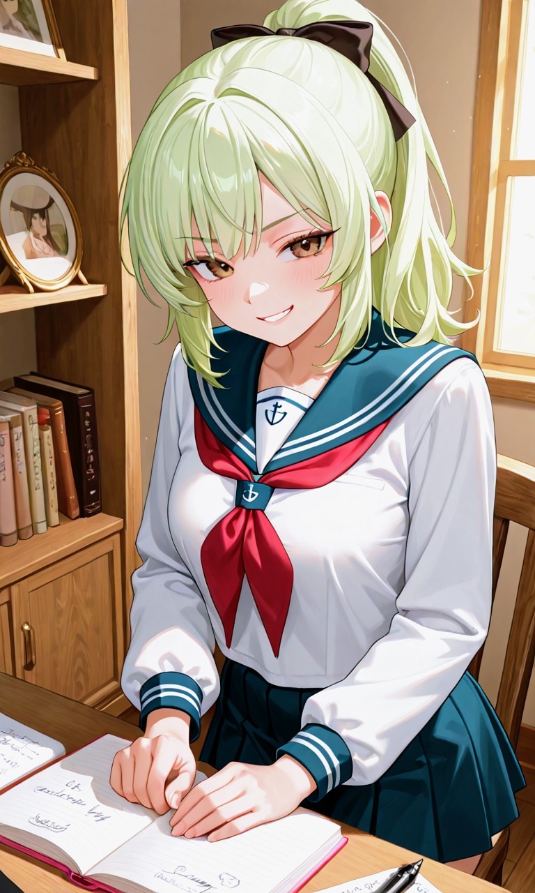 Chuー学生と日記📔158 | の人気AIイラスト・グラビア