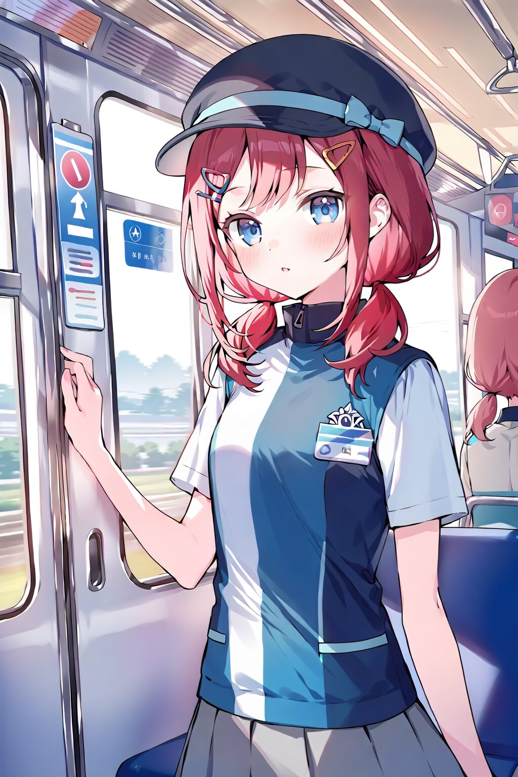 小鈴ちゃんもバスガイド | の人気AIイラスト・グラビア