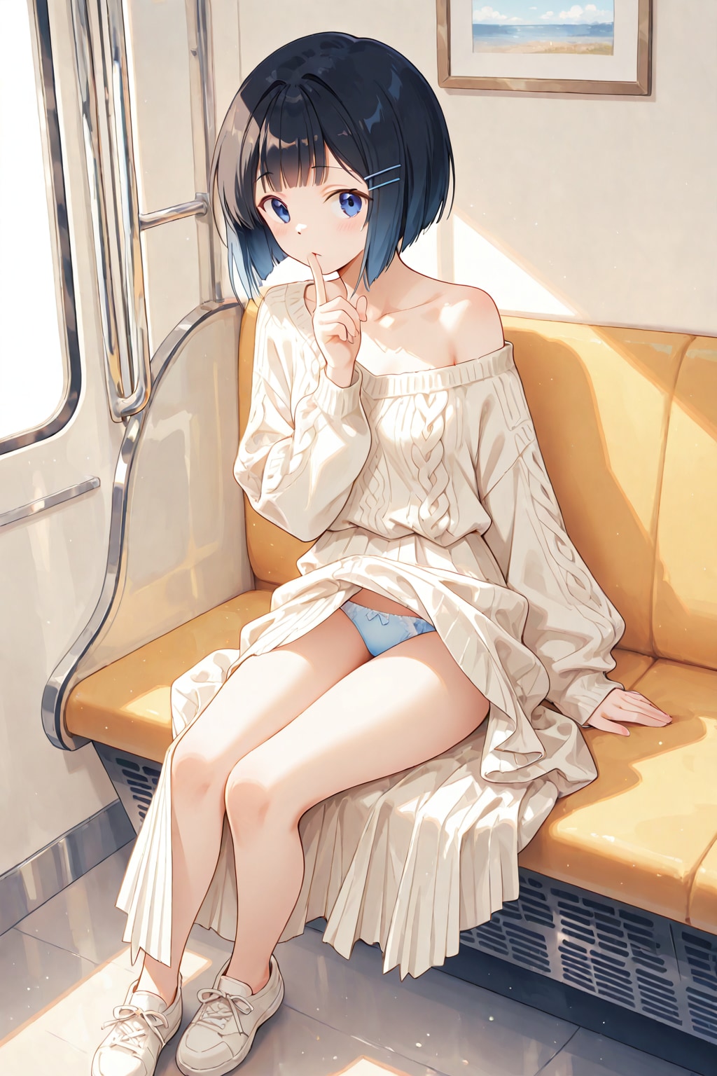 ロングスカートから